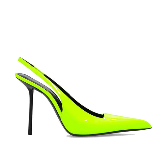 Saint Laurent – Kiss 105 Neon Slingback Pumps