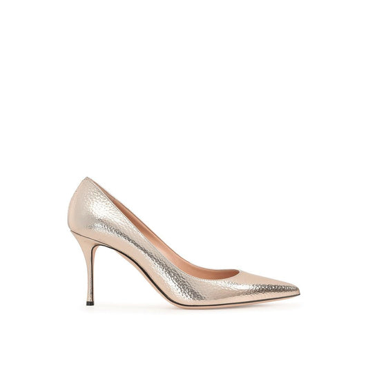 Sergio Rossi – Crack Mirror Leather Pumps