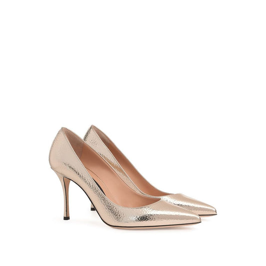Sergio Rossi – Crack Mirror Leather Pumps
