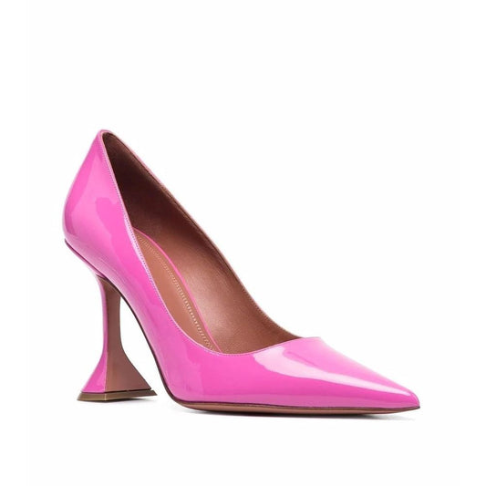 Amina Muaddi – Ami Patent Leather Pumps