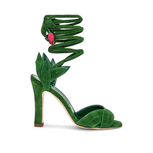 Manolo Blahnik – Ossie 105 Wrap Sandals