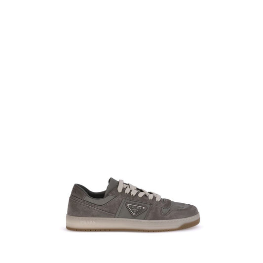 Prada – Grey Suede Sneakers