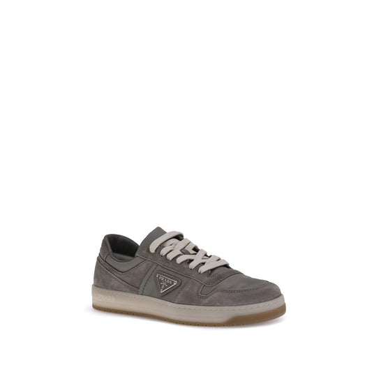 Prada – Grey Suede Sneakers