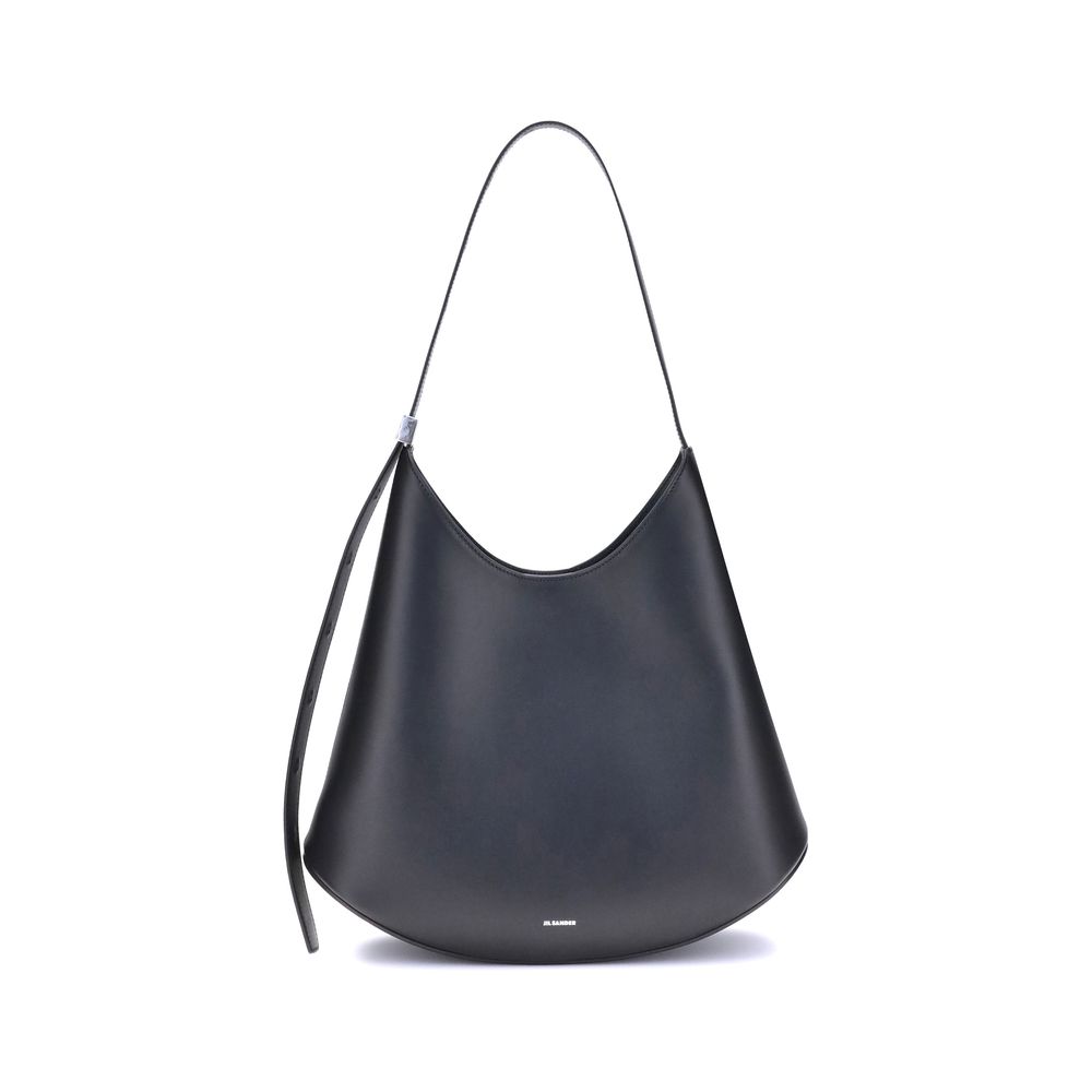 Jil Sander – Eldorado Medium Shoulder Bag in Black