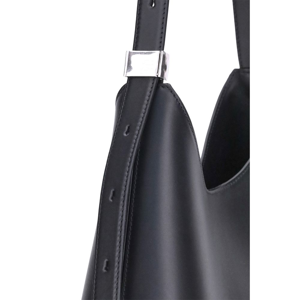 Jil Sander – Eldorado Medium Shoulder Bag in Black