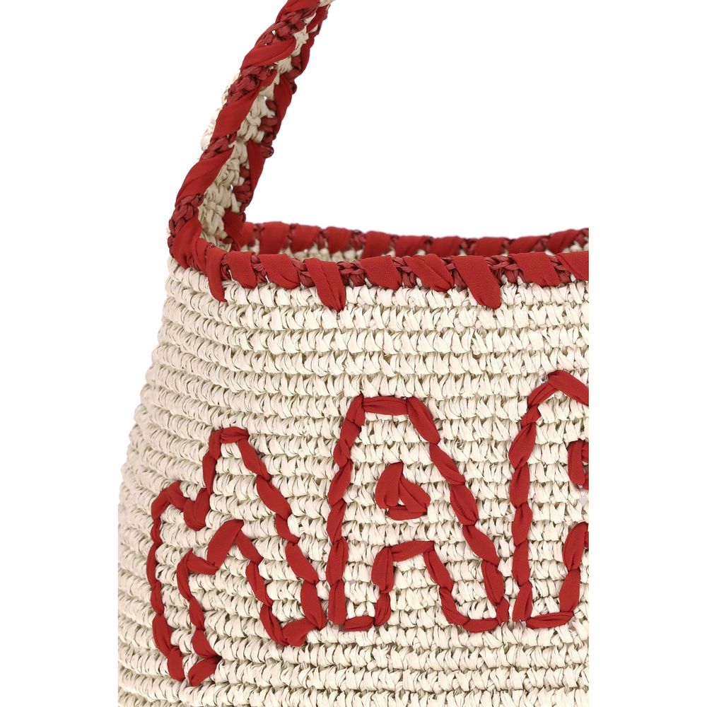 Marni – Large Nassa Raffia Shoulder Bag