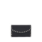 Valentino Garavani – Rockstud Leather Wallet with Chain