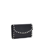 Valentino Garavani – Rockstud Leather Wallet with Chain