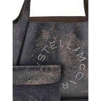 Stella McCartney – Aged-Effect Logo Eyelet Tote Bag