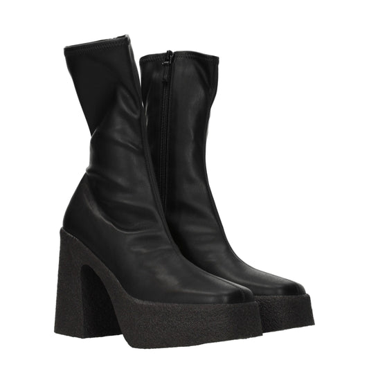 Stella McCartney – Black Eco Leather Ankle Boots