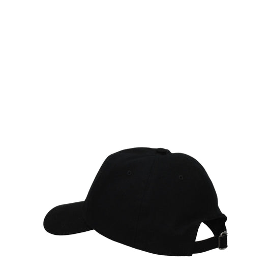 Valentino Garavani - Black Cotton Caps (Baseball Hat)