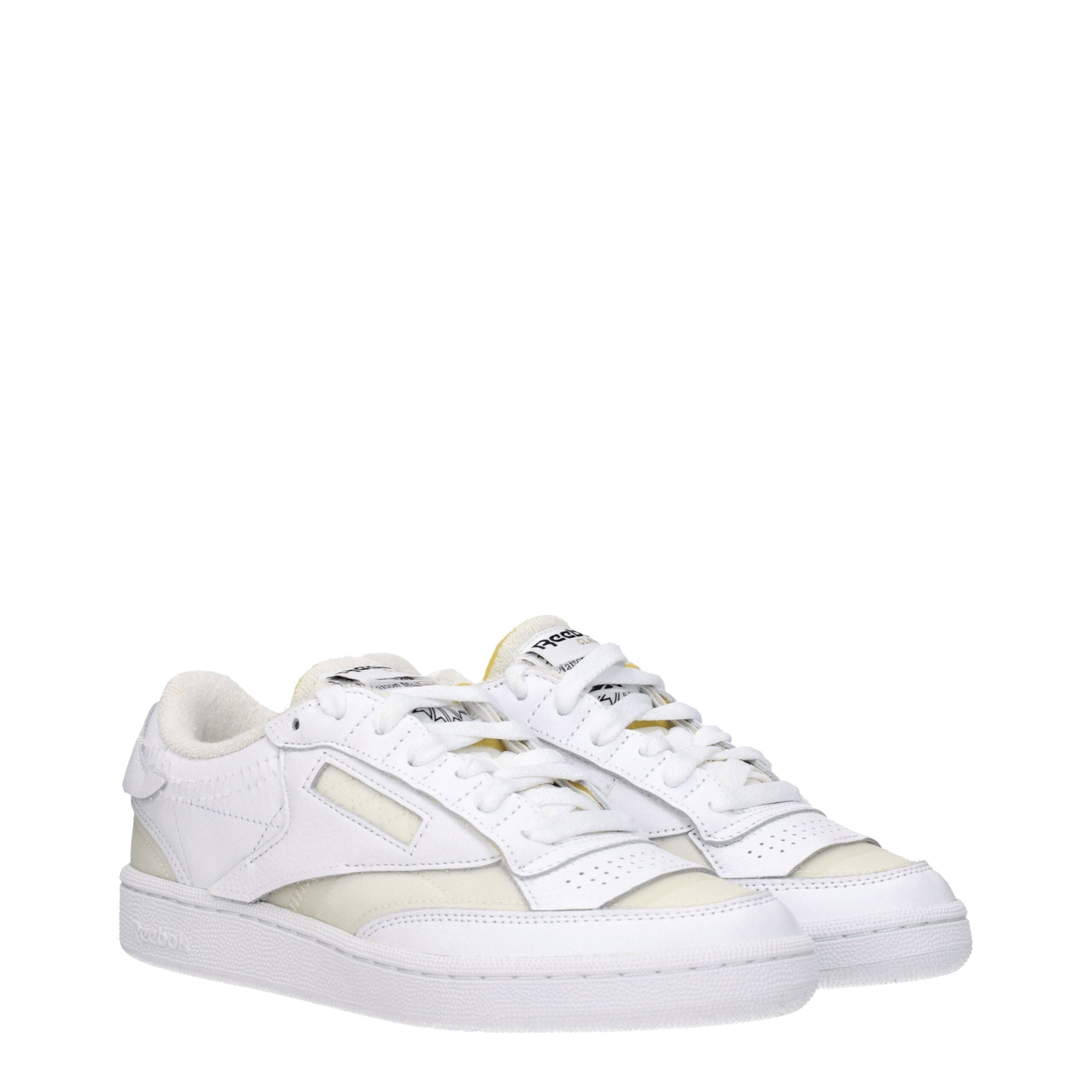 Maison Margiela – White Fabric Low-Top Sneakers