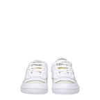 Maison Margiela – White Fabric Low-Top Sneakers