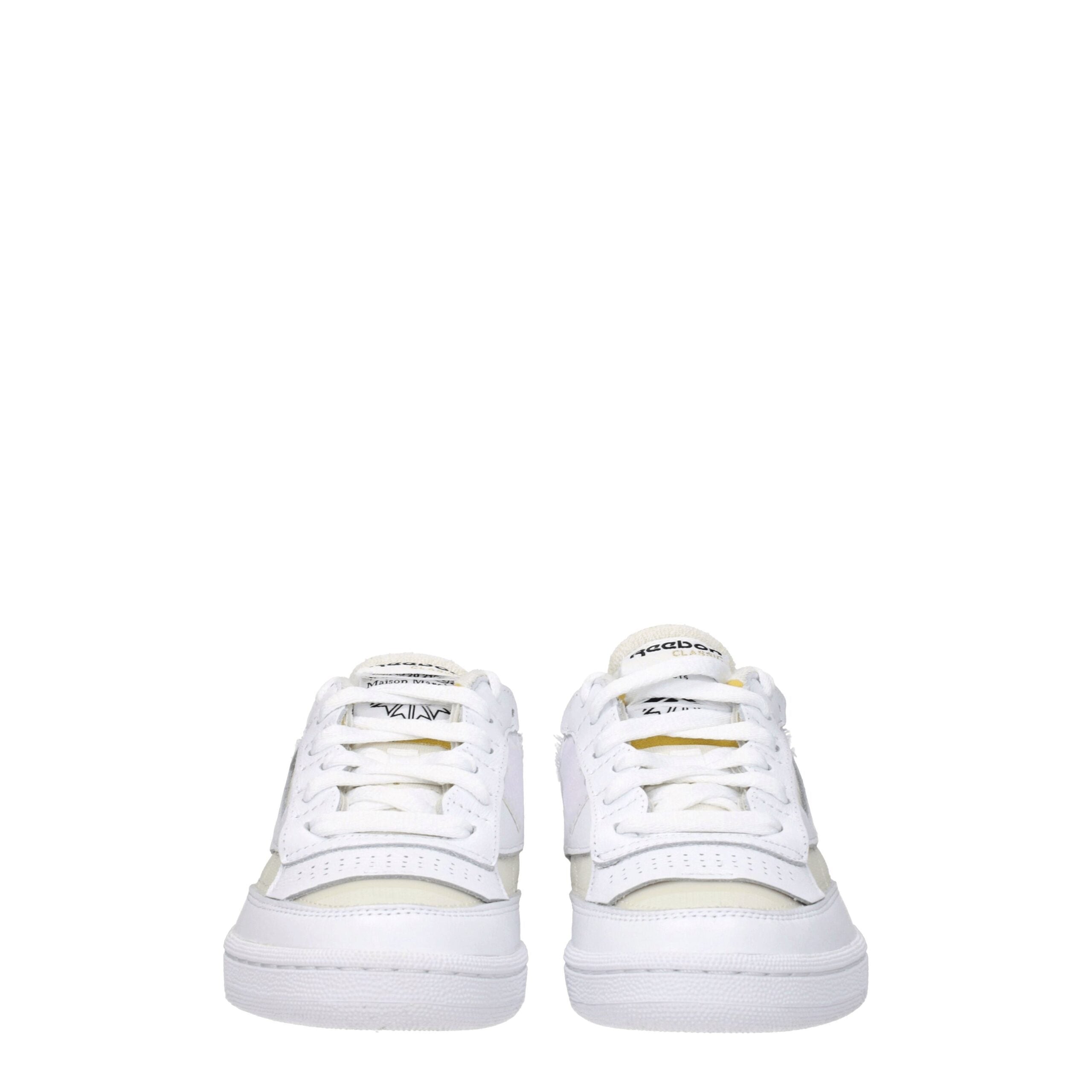 Maison Margiela – White Fabric Low-Top Sneakers