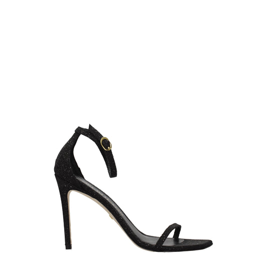 Stuart Weitzman – Black Crystal Stiletto Heels