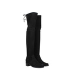 Stuart Weitzman - Black Leather Over The Knee