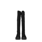 Stuart Weitzman - Black Leather Over The Knee