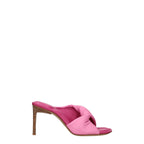 Jacquemus – Pink Leather Stiletto Heels Sandals