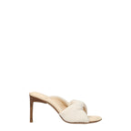Jacquemus – Beige Fabric Stiletto Sandals
