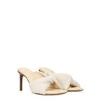 Jacquemus – Beige Fabric Stiletto Sandals