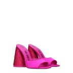 The Attico – Pink Satin Platform Sandals