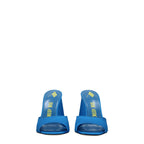 The Attico – Light Blue Satin Platform Sandals