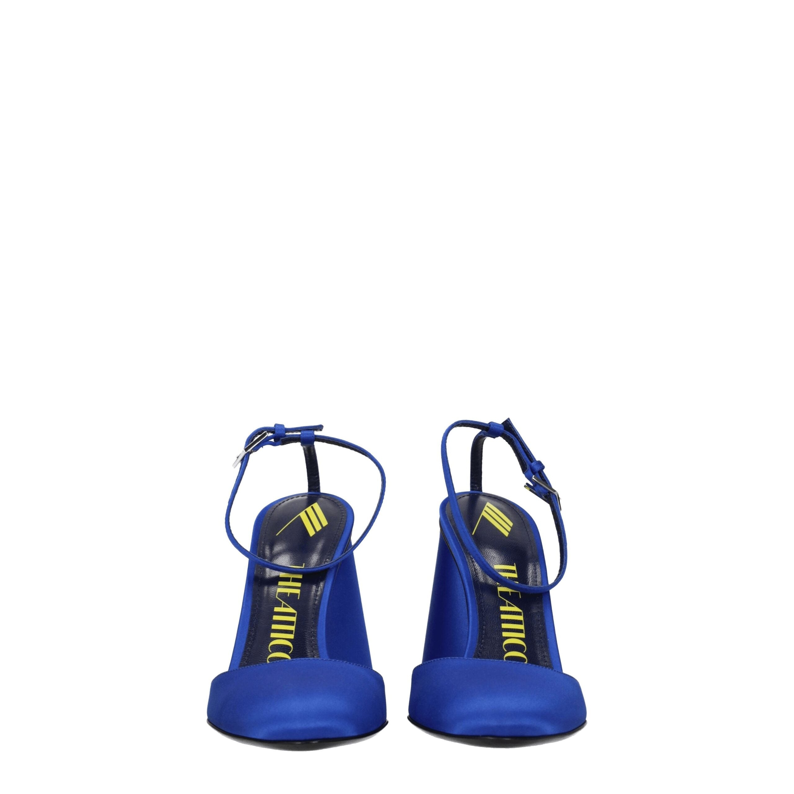 The Attico – Blue Satin Platform Sandals