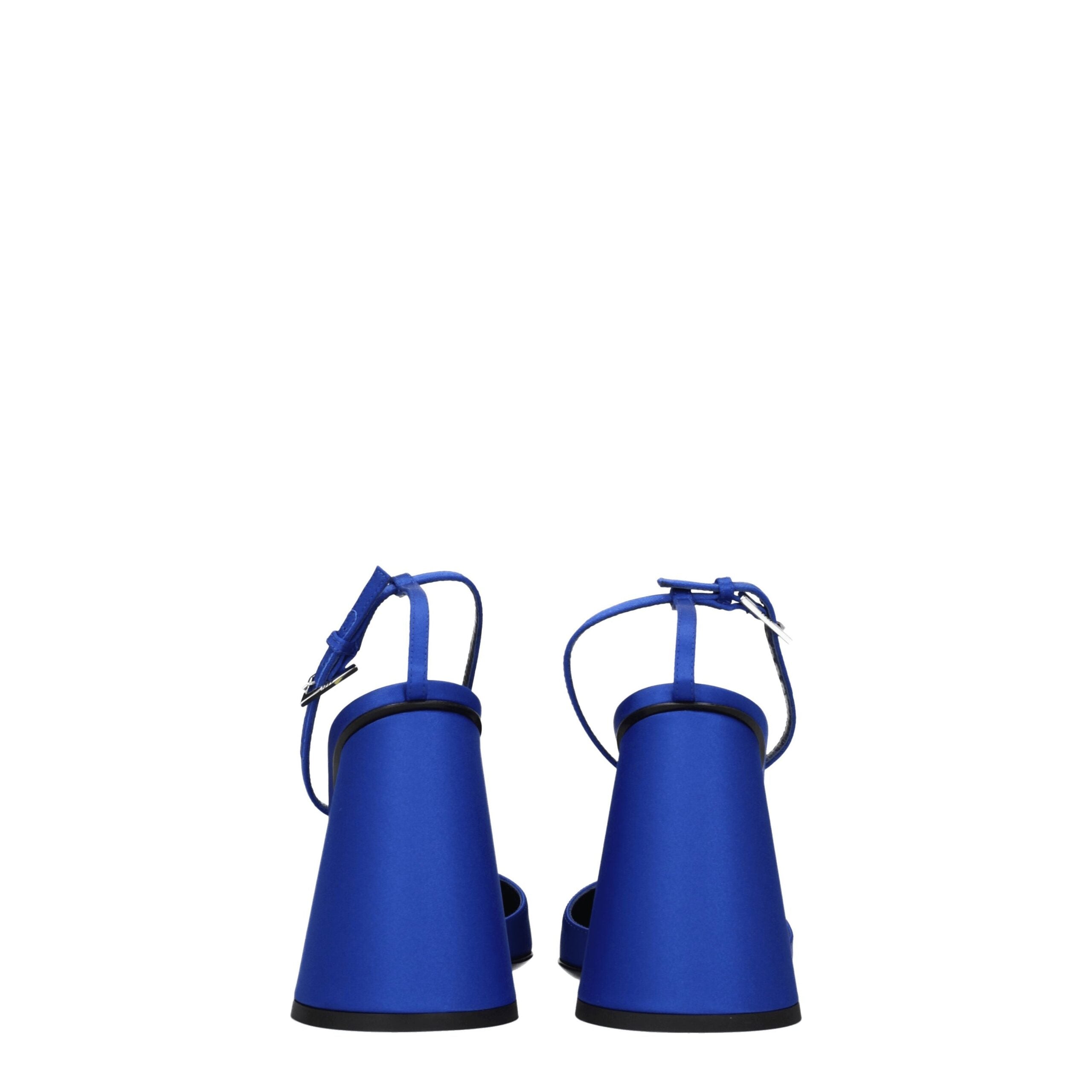 The Attico – Blue Satin Platform Sandals