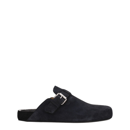 Isabel Marant – Black Suede Slippers