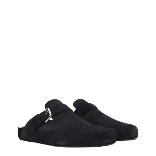 Isabel Marant – Black Suede Slippers