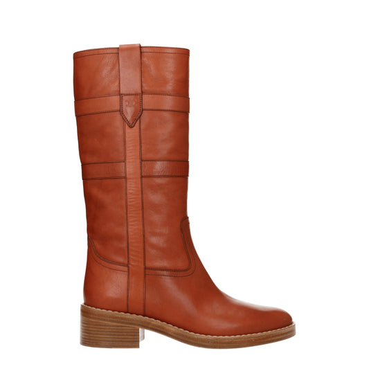 Celine – Brown Leather Boots