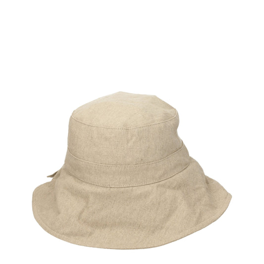 Jacquemus - Beige Linen Bucket Hats