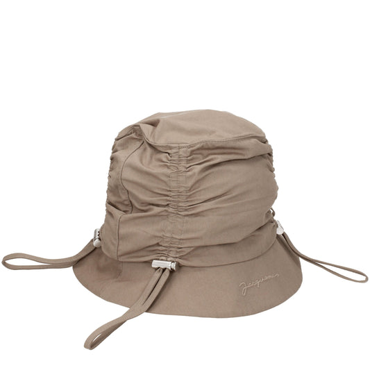 Jacquemus - Beige Cotton Bucket Hats