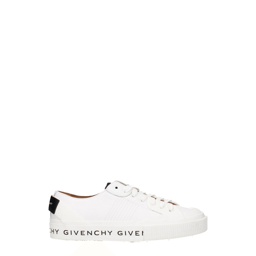 Givenchy – White Leather Low-Top Sneakers