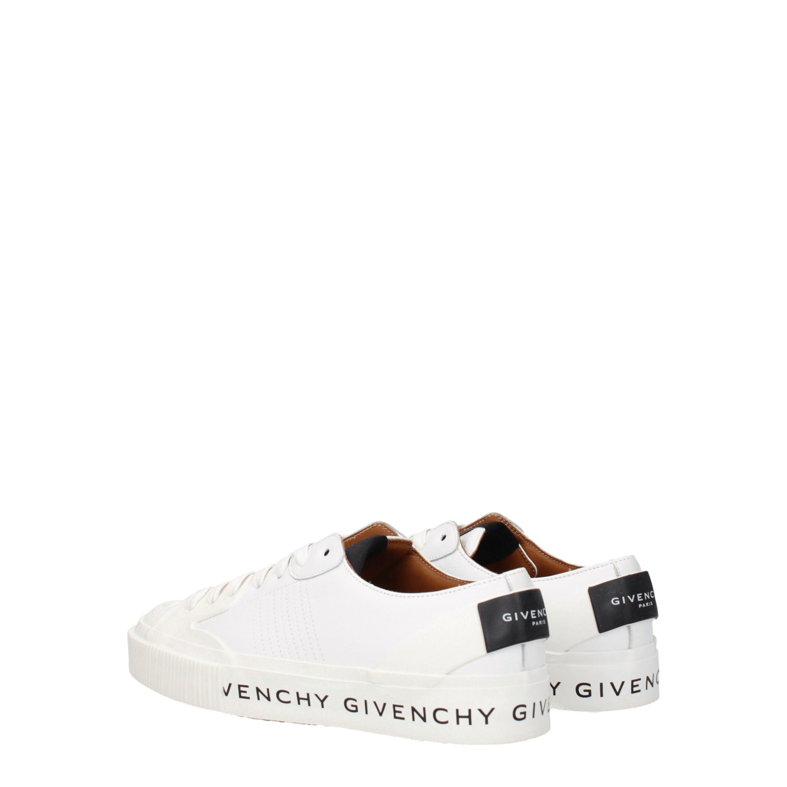 Givenchy – White Leather Low-Top Sneakers