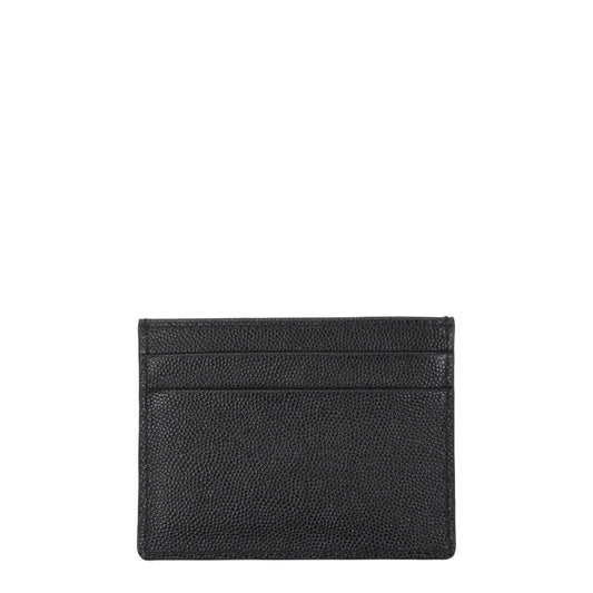 Palm Angels-  Black Leather Cardholders