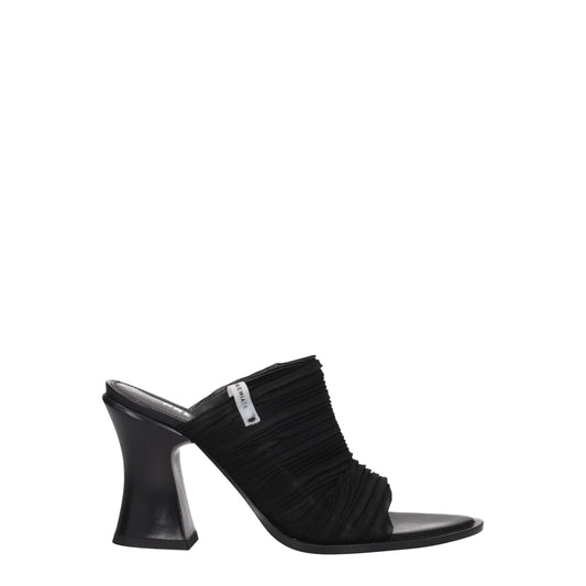 Premiata – Black Fabric High Heel Platforms