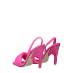 The Attico – Pink Fabric Stiletto Sandals
