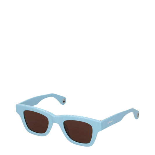 Jacquemus – Light Blue Acetate Aviator Sunglasses