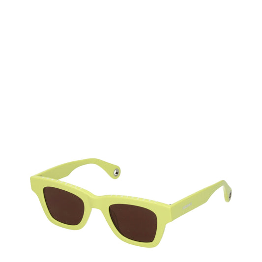 Jacquemus – Yellow Acetate Aviator Sunglasses