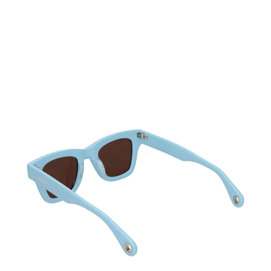 Jacquemus – Light Blue Acetate Aviator Sunglasses