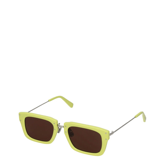 Jacquemus – Yellow Acetate Sunglasses