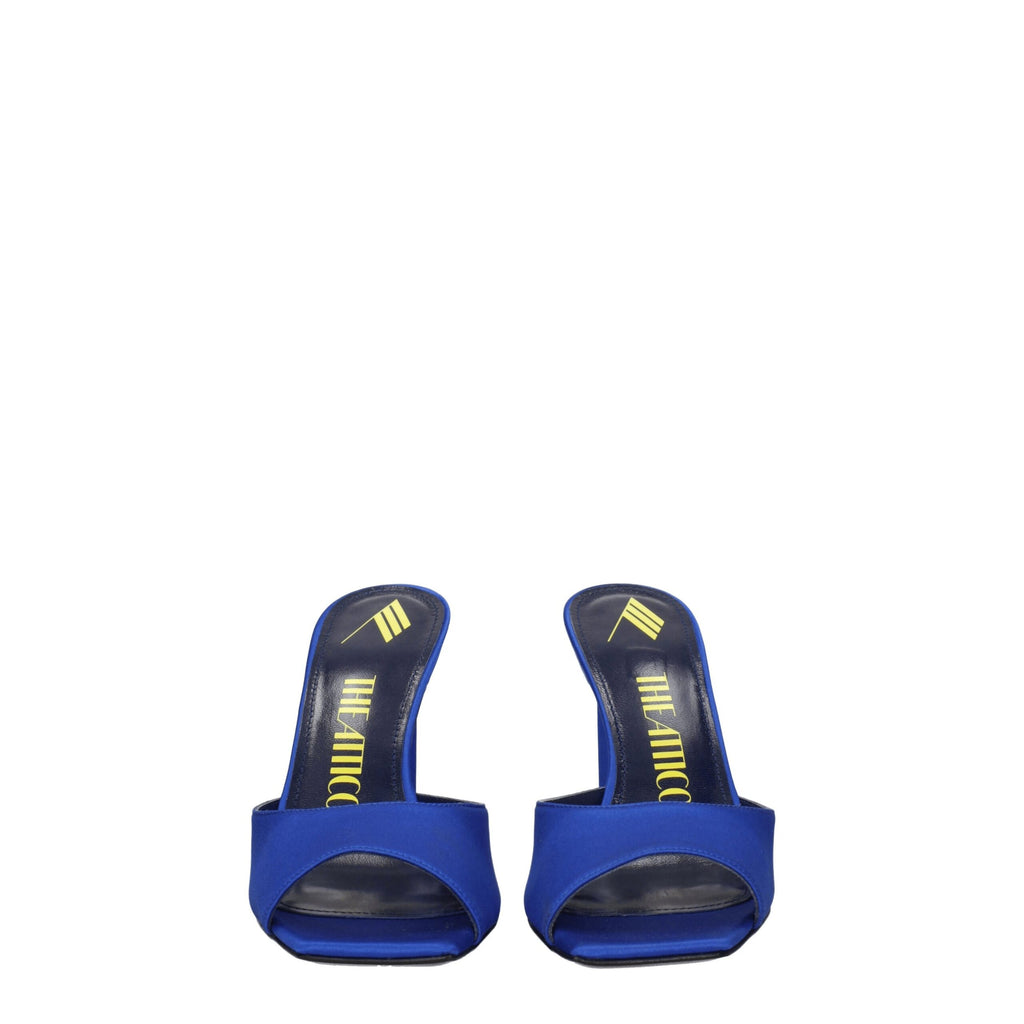 The Attico – Blue Satin Stiletto Sandals