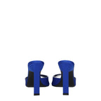 The Attico – Blue Satin Stiletto Sandals