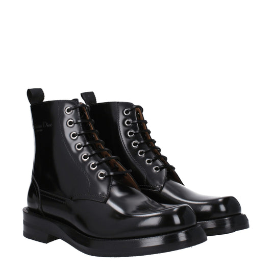 Dior – Black Leather Ankle Boots