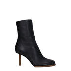 Jacquemus – Black Leather Ankle Boots
