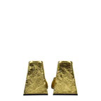 The Attico – Gold Leather Platform Sandals