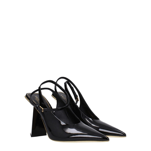 Valentino Garavani – Black Patent Leather Pointed-Toe