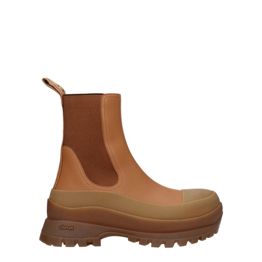 Stella McCartney – Brown Eco Leather Ankle Boots