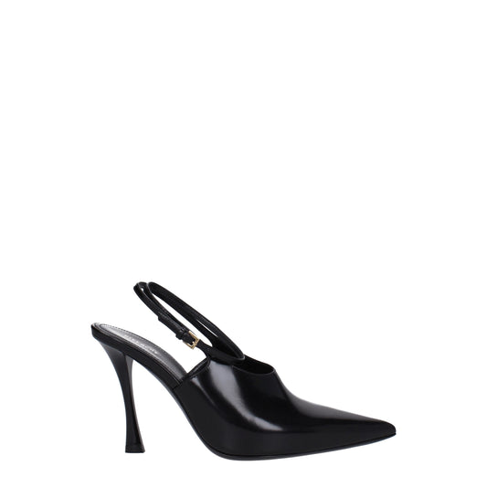 Givenchy – Black Leather High Heel Pumps